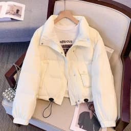 This Year Women's Short Cotton-padded Coat Popular Winter Female Down Parkas 2025 High Sense Small Casual Down Cotton Bread Coat