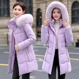 Women's Down Cotton Jacket 2025 Comfortable Elegant Ladies Winter Parka Coat Loose Temperament Lady Cotton Padded Outerwear