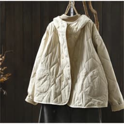 Johnature Women Vintage Hooded Parkas Button Winter Coats 2025 New Solid Color Patchwork Pockets Casual Soft Cotton Parkas