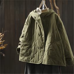 Johnature Women Vintage Hooded Parkas Button Winter Coats 2025 New Solid Color Patchwork Pockets Casual Soft Cotton Parkas