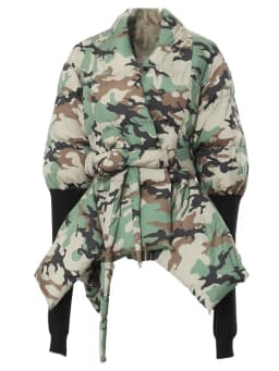 DEAT Fashion Women's Cotton-padded Coat Lapel Loose Zipper Solid Color Thick Warm Parka Jackets Winter  New Tide 7AB4885