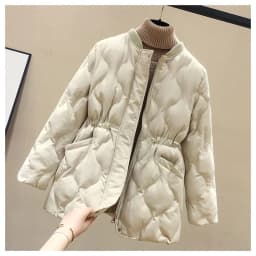 2025 New Women Warm Thicken Cotton Coat Korean Loose Waist Down Cotton Jacket Women Winter Windproof Jacket Women Parka Outwear