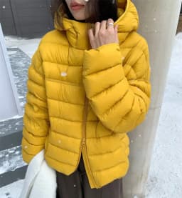 Fashion Fall Lightweight Hooded Puffer Jacket Russian Winter Women Zip Up Solid Warm Cotton Padded Outerwear Quilted Coat Куртка