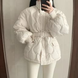 Women Winter Warm Thick Cotton Coat 2025 New Women With Belt Stand Collar Cotton Padded Jacket Korean Loose Women Parka Outwear