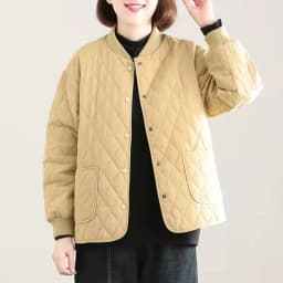 Spring New Women Clothing Fashion Long Sleeve Pockets Slim Fit Thin Quilted Jacket Light weight Short Jacket Women Cotton Jacket