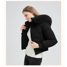 Winter 2026 New Women's European American Style Coat Down Cotton-padded Female Short Waist Jacket Short Fashion Loose Overwear