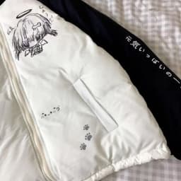 Japanese Kawaii Zipper Coat Casual Women Long Sleeve Cartoon Print Sweet Style Clothing Cute Harajuku Subculture Parkas Autumn