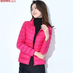Brand New Autumn Winter down Cotton Jacket Women's Hooded Short Stand Collar plus Size Slim Fit Ladies Outerwear Coat