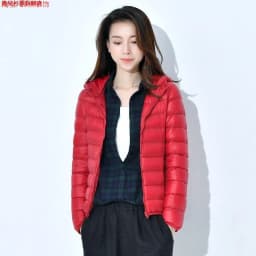 Brand New Autumn Winter down Cotton Jacket Women's Hooded Short Stand Collar plus Size Slim Fit Ladies Outerwear Coat