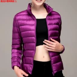Brand New Autumn Winter down Cotton Jacket Women's Hooded Short Stand Collar plus Size Slim Fit Ladies Outerwear Coat