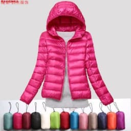 Brand New Autumn Winter down Cotton Jacket Women's Hooded Short Stand Collar plus Size Slim Fit Ladies Outerwear Coat