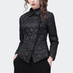 Autumn Winter Women Short Lace Doll Collar With High-grade Thin Slim Waist Cotton-padded Coat Female Down Cotton-padded Jacket
