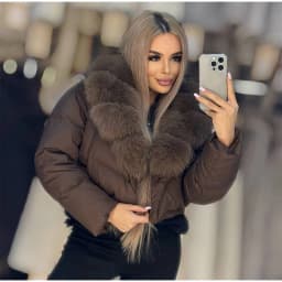 Street Faux Fur Collar Cropped Coats Women Loose Full Sleeve Single Breasted Thicken Jacket 2026 Winter Lady Chic Furry Outwear