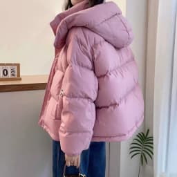 Fashion Parkas Women's Jacket Korean 2024 New Autumn Winter Loose Hooded Thicken Warm Short Down Cotton Padded Coats Female Tops