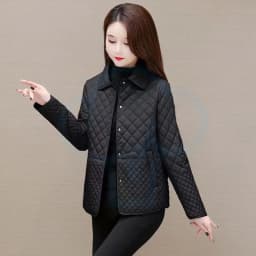 2025 Autumn Winter New Middle-aged Mother's Women Parkas Short Down Cotton Jacket Female Thin Loose Cotton Padded Parka Outwear