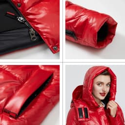 GASMAN 2022 New high quality fashion down parka Women's winter jacket women's coat outwear Female puffer hooded thick jacket 018