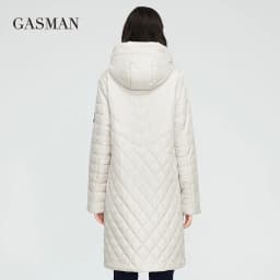 GASMAN New Women coat Trench women's spring jackets 2022 fashion casual long big size parka Female Outerwear ladies jacket 81865