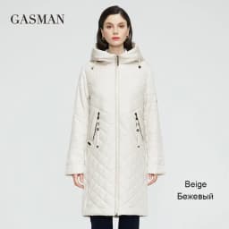 GASMAN New Women coat Trench women's spring jackets 2022 fashion casual long big size parka Female Outerwear ladies jacket 81865