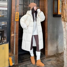 Women Winter Long Cotton Coat 2025 New Warm Thicken Cotton Padded Jacket Korean Loose Hooded Parkas Coat Women Outwear