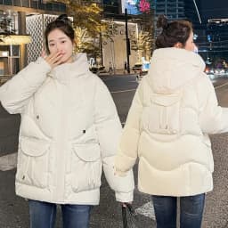 Women Winter Jacket 2025 New Warm Thicken Cotton Coat Korean Loose Cotton Padded Jacket Female Hooded Winter Outwear Casual Coat
