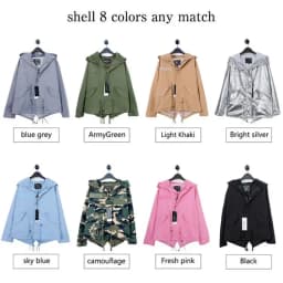 MAOMAOKONG 2026 Real Fur Coat New Fashion Fox Fur Collar Winter Women's Clothing Removable Lining Thickened Jacket Short Parka