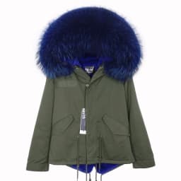 MAOMAOKONG 2026 Real Fur Coat New Fashion Fox Fur Collar Winter Women's Clothing Removable Lining Thickened Jacket Short Parka