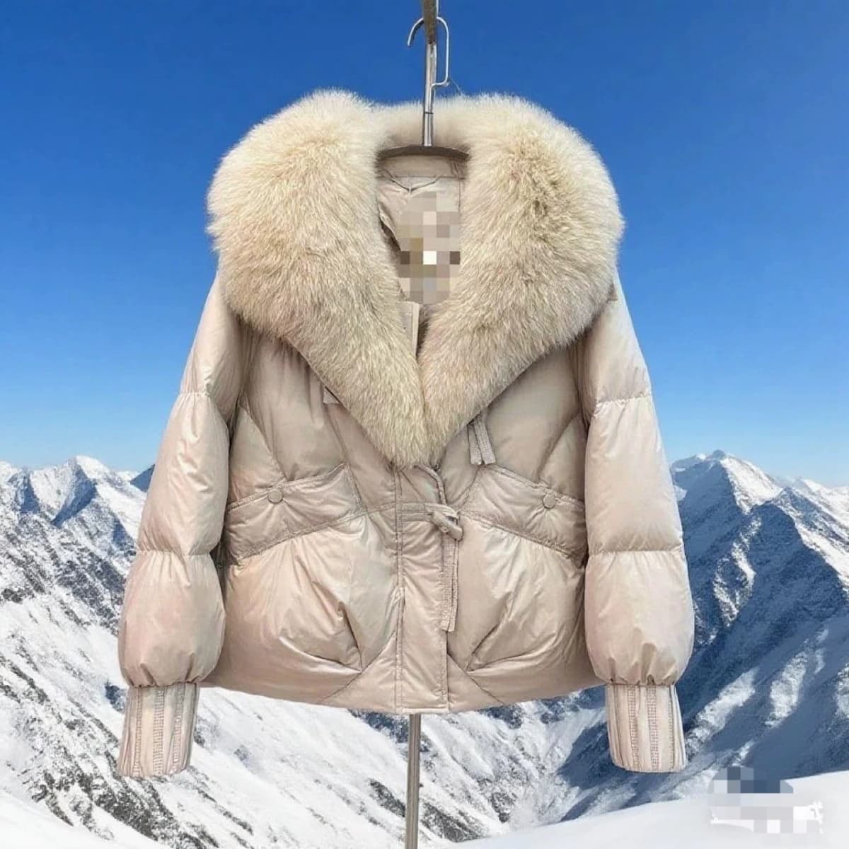 Fashion Winter Jacket Women Parkas 2025 New Korean Big Fur Collar Thick Down Cotton Jacket Female Short Coat Warm Outerwear Tops