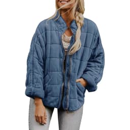 Autumn Winter New Cotton Jacket Coat Women Casual All-match Solid Color Zipper Long Sleeve Coat Fashion Trendy Streetwear Female