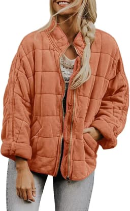 Autumn Winter New Cotton Jacket Coat Women Casual All-match Solid Color Zipper Long Sleeve Coat Fashion Trendy Streetwear Female