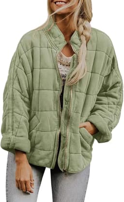Autumn Winter New Cotton Jacket Coat Women Casual All-match Solid Color Zipper Long Sleeve Coat Fashion Trendy Streetwear Female