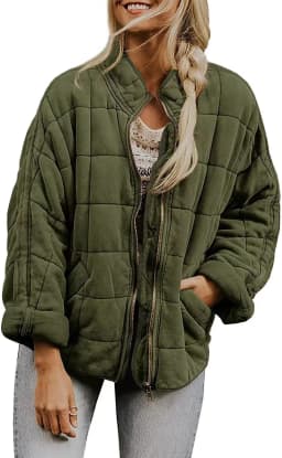 Autumn Winter New Cotton Jacket Coat Women Casual All-match Solid Color Zipper Long Sleeve Coat Fashion Trendy Streetwear Female
