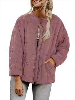 Autumn Winter New Cotton Jacket Coat Women Casual All-match Solid Color Zipper Long Sleeve Coat Fashion Trendy Streetwear Female