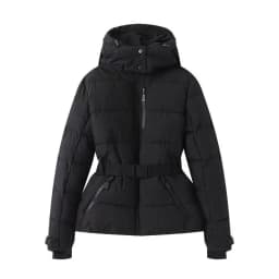 Fashion Simple and Versatile Waist Hooded Cotton Jacket Winter New Women's Cotton Padded Parka Women Stylish