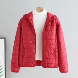 Lightweight Cotton-Padded Jacket For Women 2025 New Winter Cotton Coat Thin Loose Short Women Hooded Parkas Coat Women Outwear