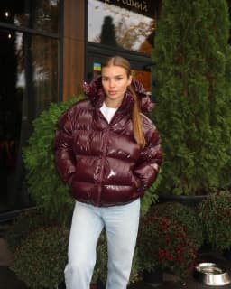 Women Glossy Surface Hooded Padded Jacket Fashion Faux Fur Zipper Cropped Jackets Lady New Winter Warm High Street Outwear 2025