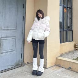 Women's Winter Tops Jacket Cotton Coat Striped Hooded Thickened Warm Vintage Simple Comfortable Leisure Fashion Niche Versatile