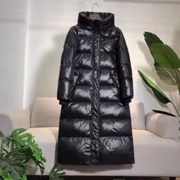 2025 New Women Shiny Cotton Jacket Women'S Long Cotton Coat Korean Loose Large Size Parkas Coat Fashion Hooded Thicken Jacket
