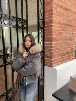 Autumn Winte Cotton Padded Short Parkas Women Thick Warm Fur Collar Hooded Vintage Jacket Outerwear Female Oversize Casual Coat