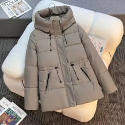 2025 New Hooded Parkas Women's Winter Cotton-padded Jackets Mid-length Overcoat Fashion Thicken Warm Casual Parkas Streetwear