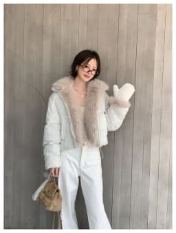 2026 New Winter Coat Women Korean Fashion Loose Female Fur Collar Windproof Warm Parkas Luxury Cotton Cropped Jacket