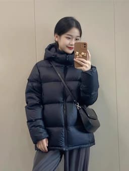 Zoki Winter Cute Pink Puffy Parkas Women Warm Thick Long Sleeve Sweet Cotton Coat Casual Stand Collar Preppy Style Korean Jacket