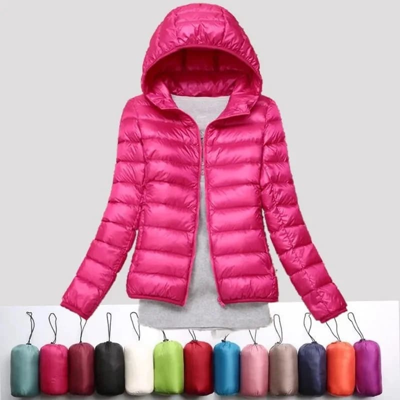 2026 Autumn Winter Women Lightweight White Duck Down Jacket Parka Female Ultra Light Down Coat Warm Puffer Outwears Short Tops