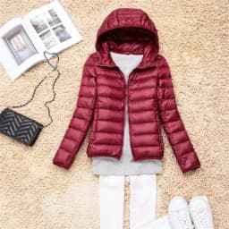 2026 Autumn Winter Women Lightweight White Duck Down Jacket Parka Female Ultra Light Down Coat Warm Puffer Outwears Short Tops