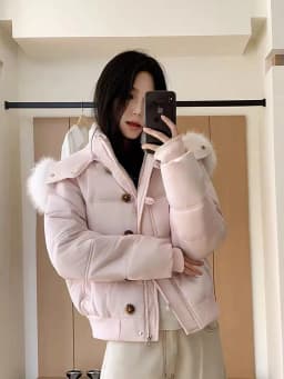 Winter Warm Faux Fur Hooded Parkas for Women Y2K Korean Thick Fluffy Coats Fashion Streetwear Single Breasted Puffer Jacket