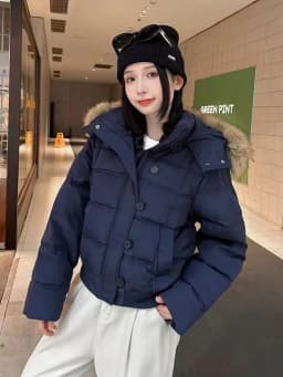 Winter Warm Faux Fur Hooded Parkas for Women Y2K Korean Thick Fluffy Coats Fashion Streetwear Single Breasted Puffer Jacket