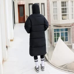 Parkas Women Long Coats Hooded Zipper Jackets Full Sleeve Thick Warm Y2k Streetwear Elegant Jacket Work Coat Autumn Winter 2026