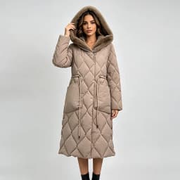 Parkas Women Mid Length Coats Hooded Zipper Jackets Full Sleeve Thick Warm Y2k Streetwear Elegant Jacket Coat Autumn Winter