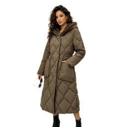Parkas Women Mid Length Coats Hooded Zipper Jackets Full Sleeve Thick Warm Y2k Streetwear Elegant Jacket Coat Autumn Winter