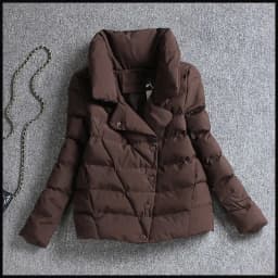 Winter cotton Jacket Women's short 2025 New Korean version Stand collar Thick Coat Fashion Lady Slim Warm Parka Jackets Tops