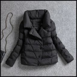 Winter cotton Jacket Women's short 2025 New Korean version Stand collar Thick Coat Fashion Lady Slim Warm Parka Jackets Tops
